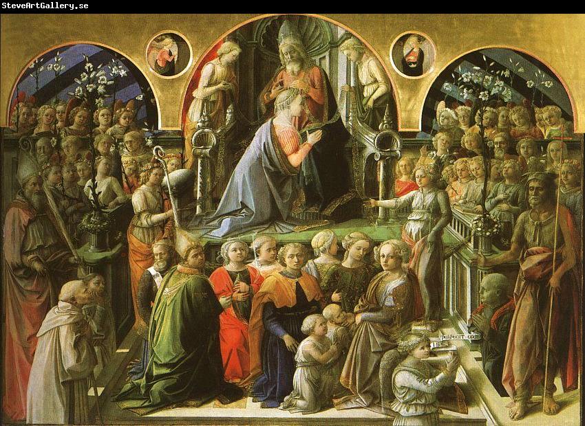 Fra Filippo Lippi The Coronation of the Virgin